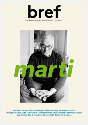Sonderausgabe Kurt Marti