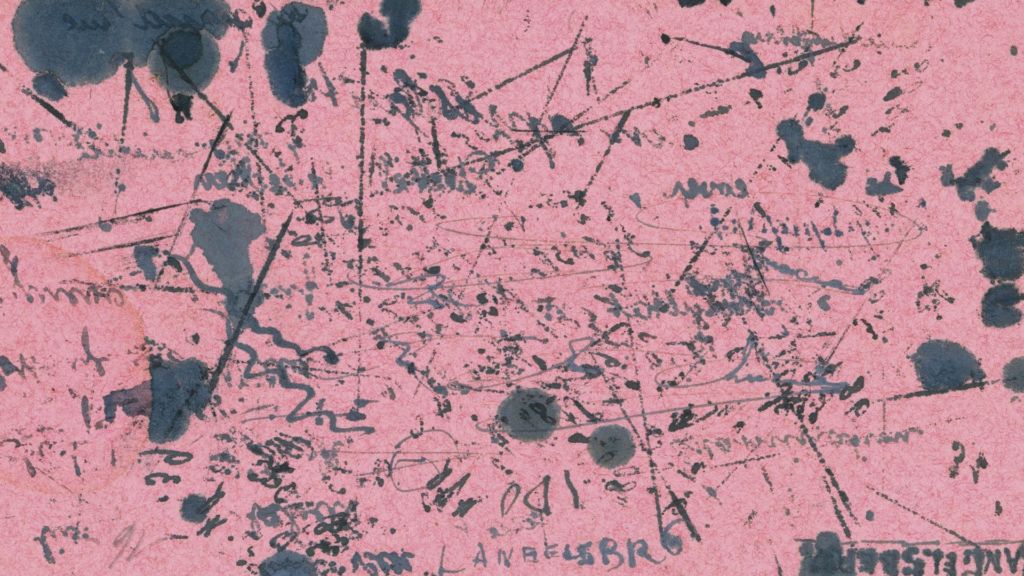 Löschpapier der Tintenfabrik Pelikan, um 1920.