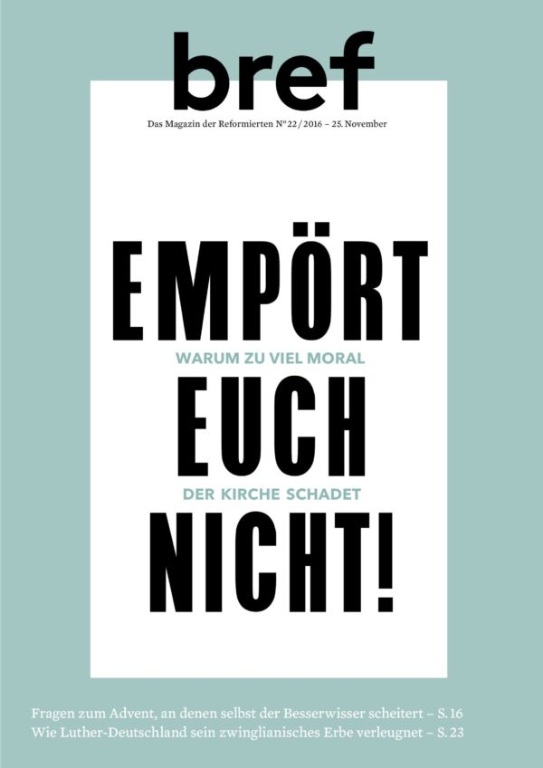 Empört euch nicht!