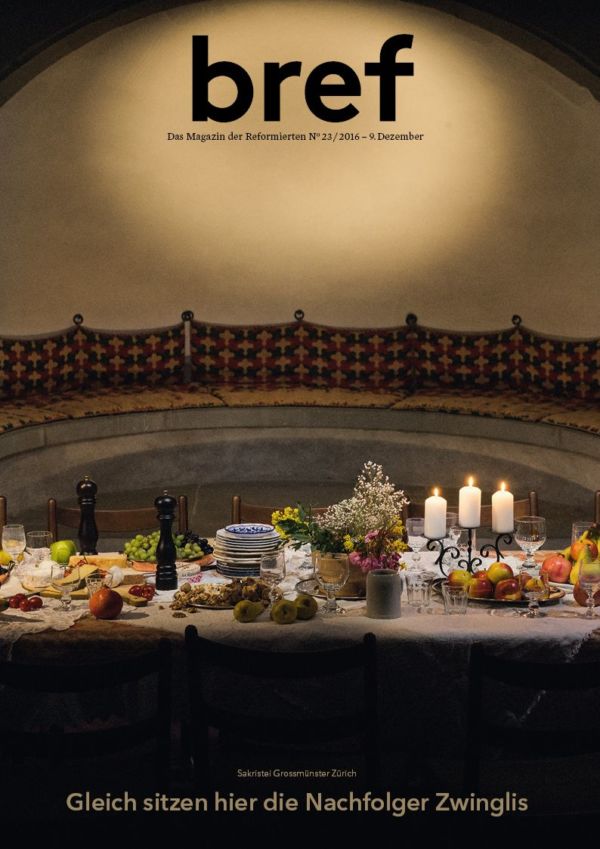 Gleich sitzen hier die Nachfolger Zwinglis